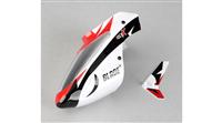 BLH3218 Complete White Canopy with Vertical Fin MSRX